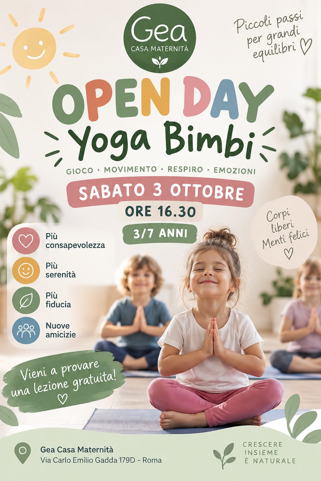 Openday - Yoga Bimbi